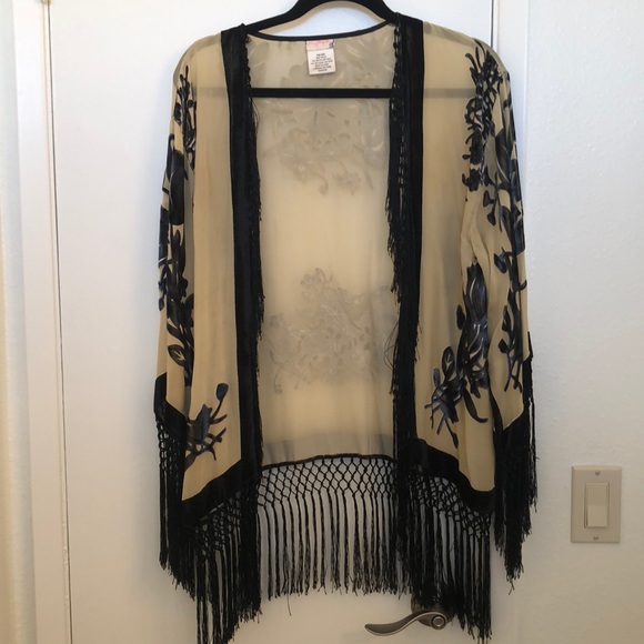 Free People Tops - Free people fringe kimono